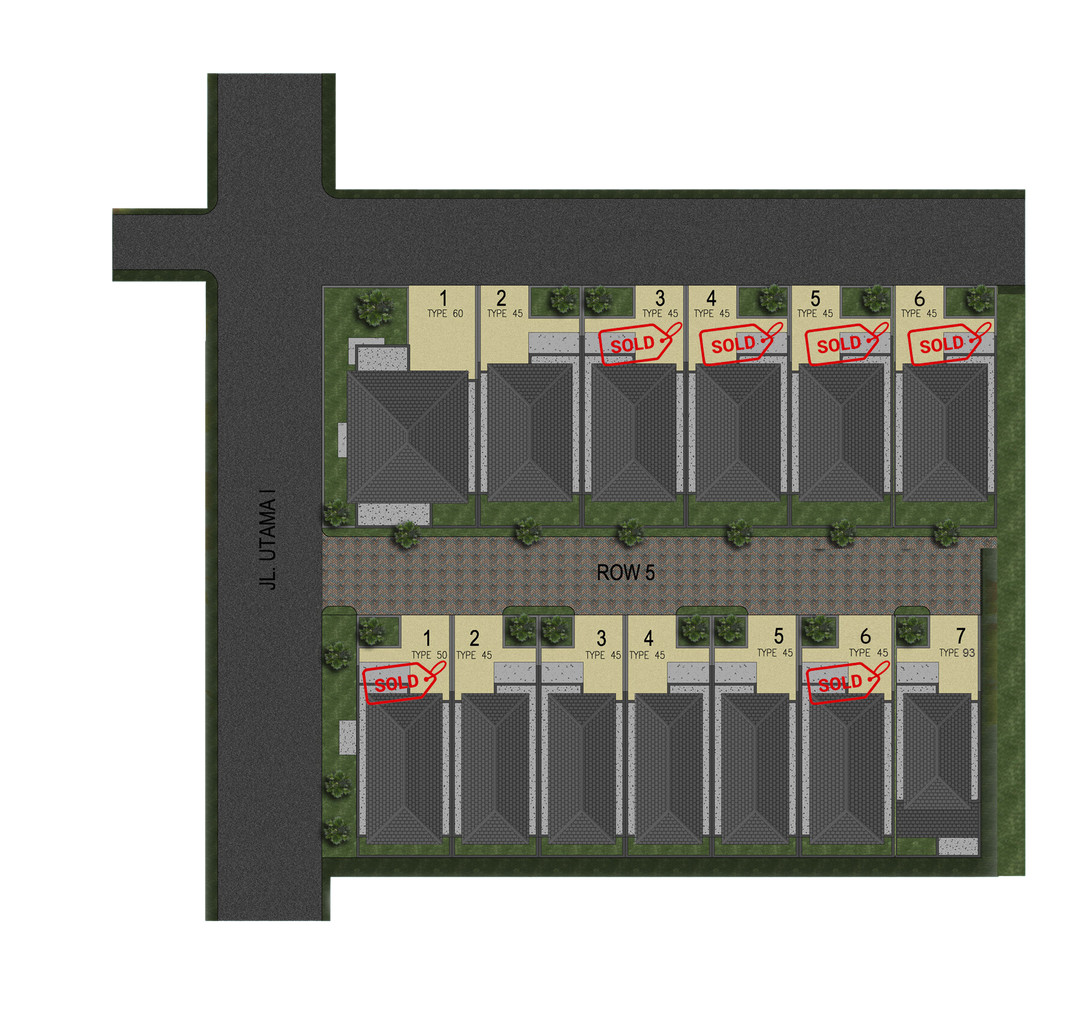 site plan Griya pesona ciledug